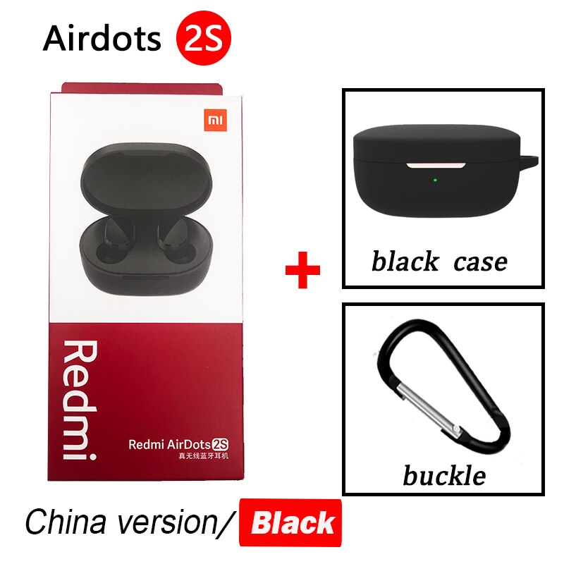 airdot 2s Xiaomi mi true wireless earbuds basic 2s Bluetooth 5.0 touch control TWS earphone gaming mode Type C headphone: airdots 2S black ca