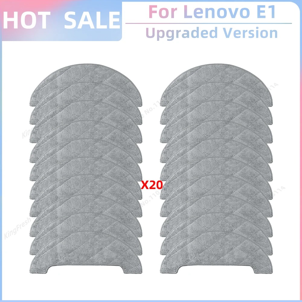 Compatible con ( Lenovo E1, Ultenic D5/D5s/D5s Pro, Proscenic 850T, Pioneer VC704R ) Piezas: Rodillo Principal, Cepillo Lateral, Filtro HEPA, Paño de Limpieza, Accesorios: Lavanda