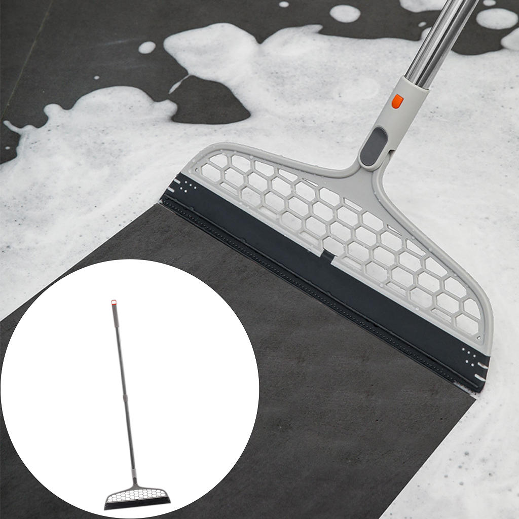 Broom Sweeper Floor Scraper Hair Remove Cleaner for Office Kitchen Home