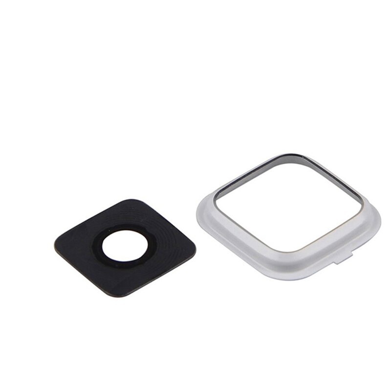 1pc camera frame houder + glazen lenskap voor samsung galaxy note 4 x6ha: Wit