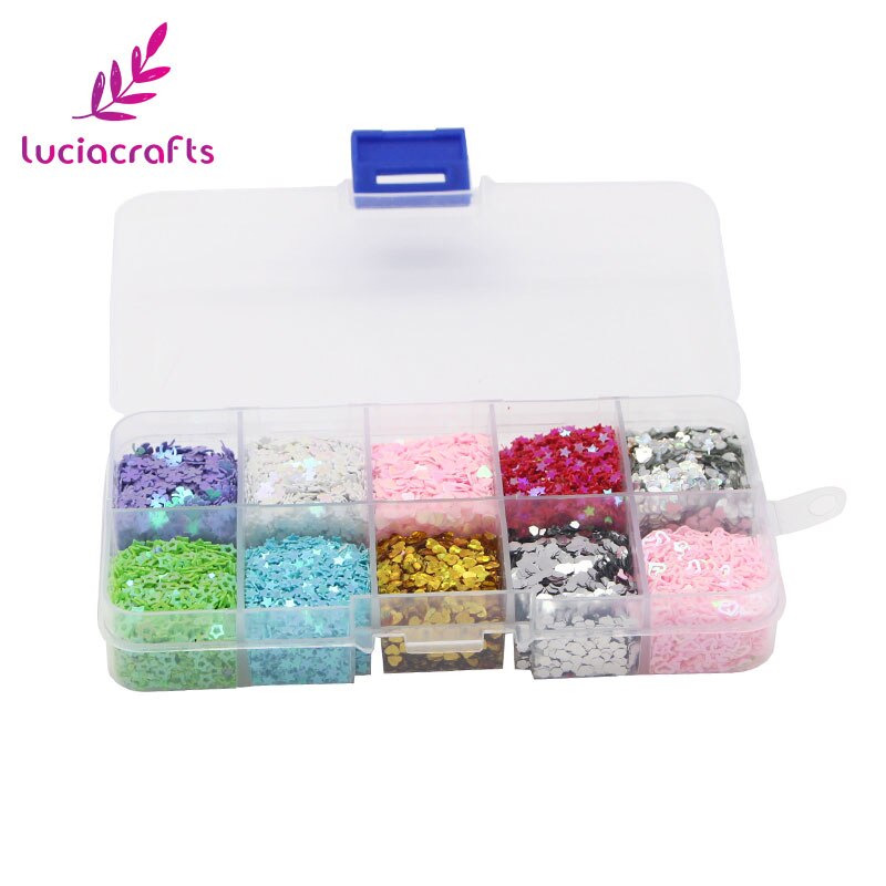 Lucia Ambachten Gemengde 10/12/24 Kleuren Vlok Confetti Regenboog Cup Sequin Paillette Voor Bruiloft Diy Nail Art Decor D0204: type 5