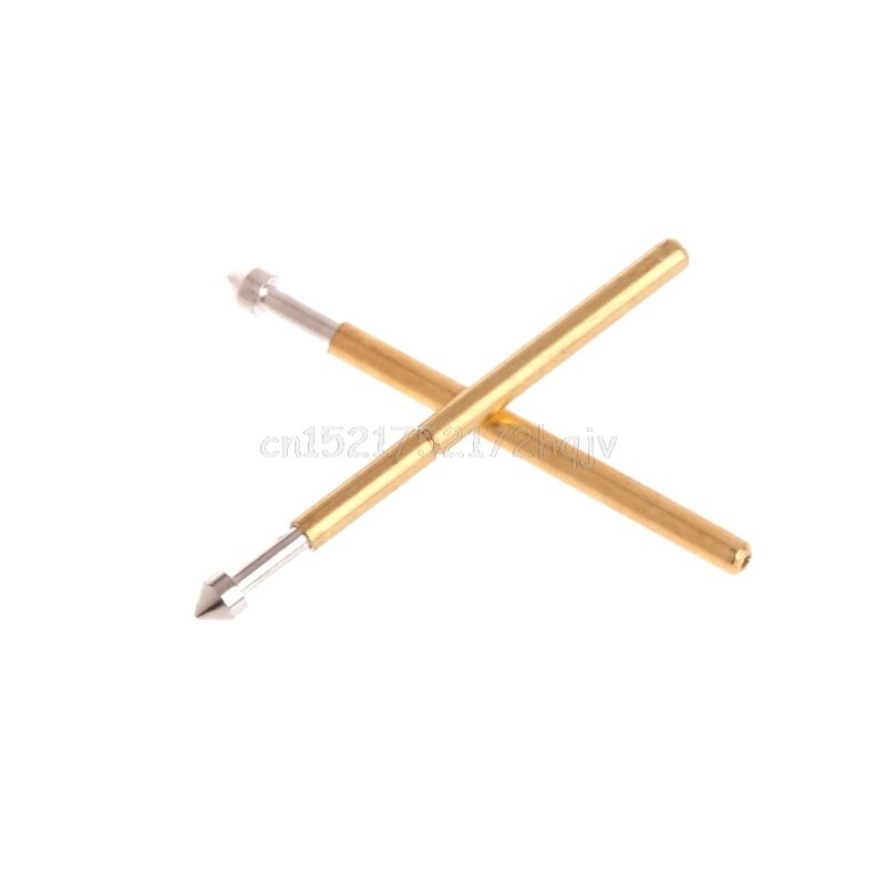 100Pcs Spring Test Probe Pogo Pin P75-E2/P100-B1/P100-E2/P75-LM2/P50-B1 Dia 0.5/1.02/1.3/1.36mm Length 16.5/33.35mm O31