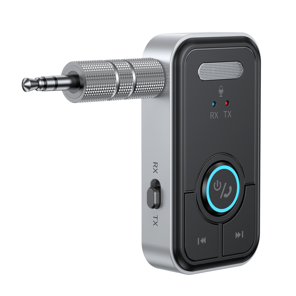 Bluetooth 5.3 Transmitter Receiver Wireless Audio Adapter For Car Music Headphone Speaker 3.5mm Jack AUX Bluetooth Adaptador