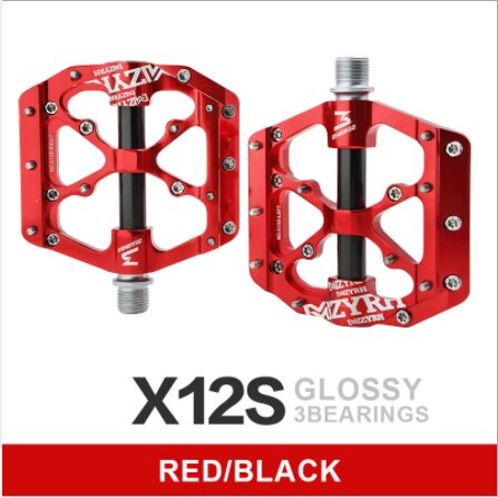 Pedales planos de aluminio ultralivianos para bicicletas de montaña, con 3 rodamientos y sellado Universal, Ciclismo de Carretera: K