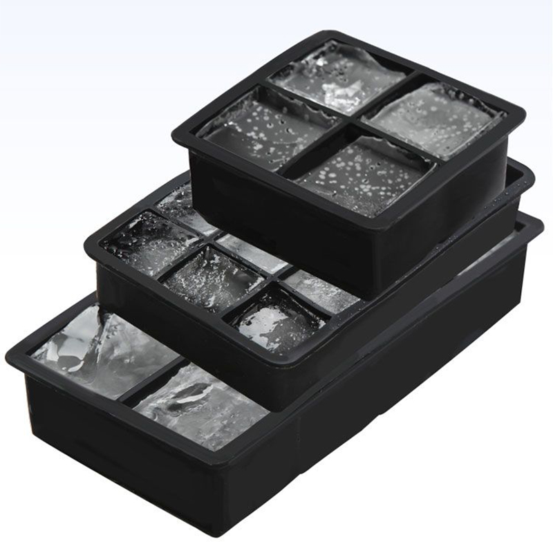 Isbitform for 4/6/8/15 isbiter, stor isbitform, stor isbitform av matkvalitet, bpa-fri, firkantet form, gjør-det-selv-kjøkken, baris