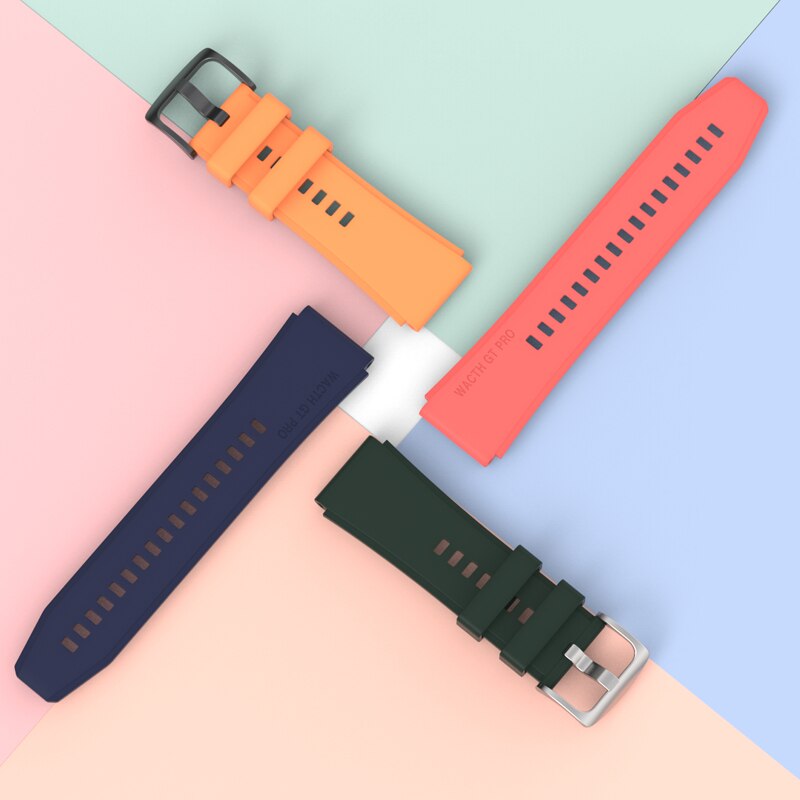 1PC Silicone Strap For Huawei Watch Gt2 Pro Official Silicone Strap Replacement Watchbands For Huawei GT2 Pro Watch Replace
