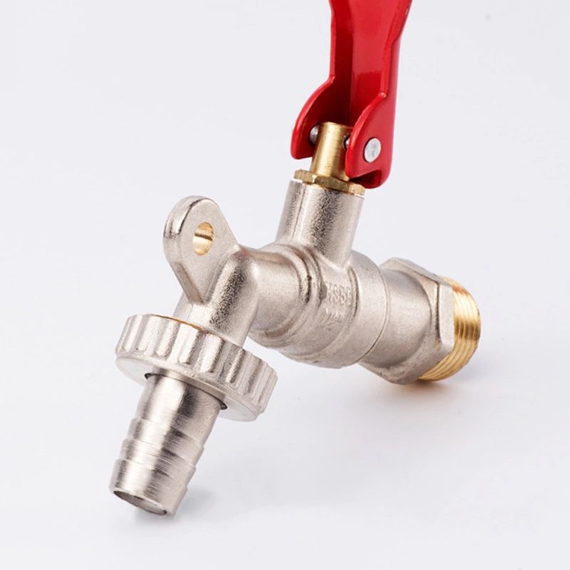 1/2 ''Messing Draad Water Tap Afsluitbare Wasmachine Kraan Vervanging Water Flow Control Kranen Water Tank Pijp Connector