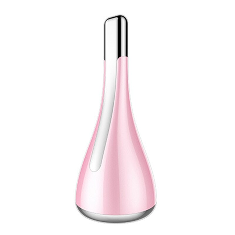 Magnetische Inductieve Therapeutische Instrument Micro Huidige Gezicht Faial Massage Apparaat Kleine Halter Spinner Schoonheid: Roze