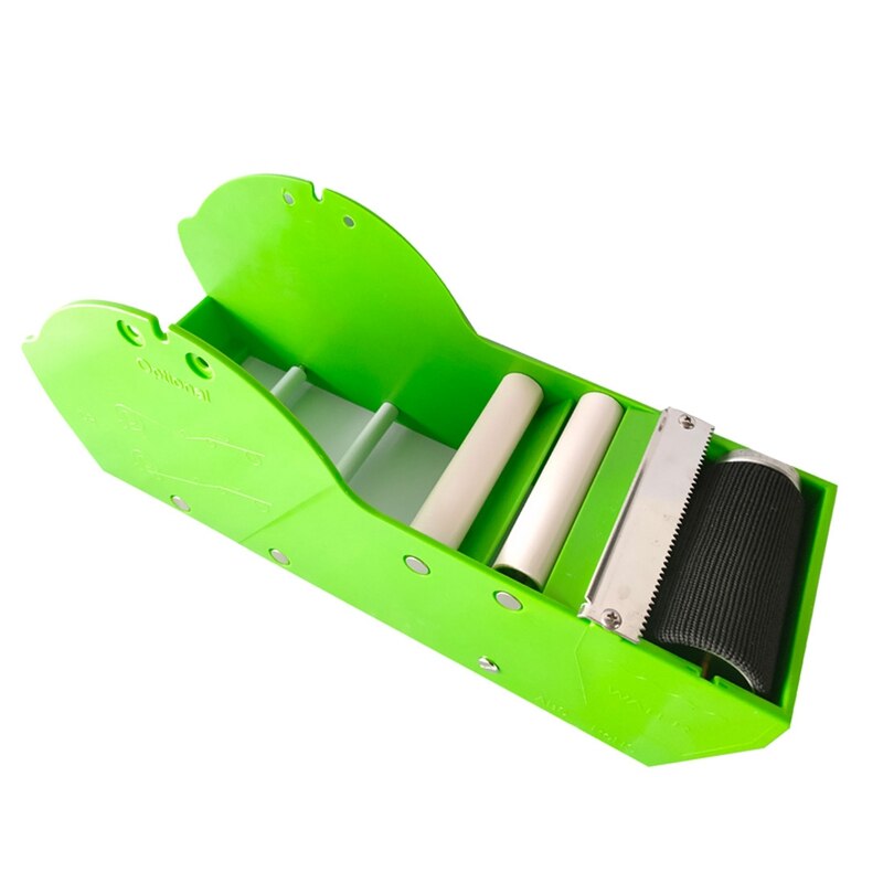 Dispensador de cinta de papel Kraft, cortador de cinta de papel Kraft verde activado con agua
