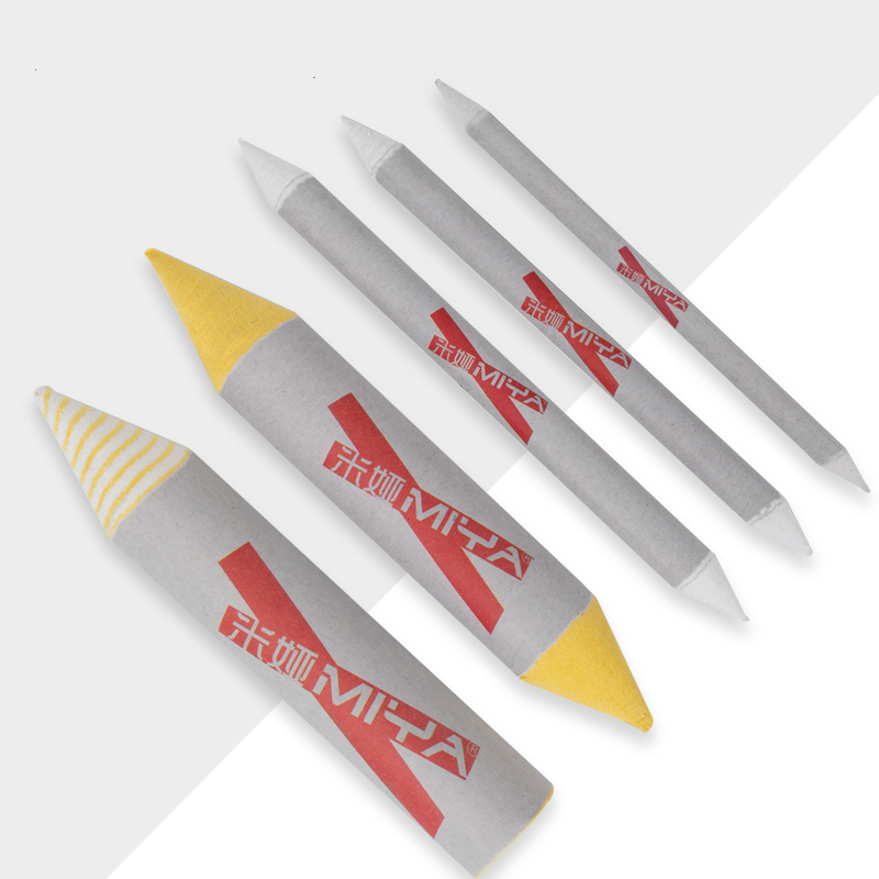 MYZCB-Juego de pinchos de papel para difuminado, herramientas de arte para bocetos profesionales, suministros de 5 tamaños, palo de papel