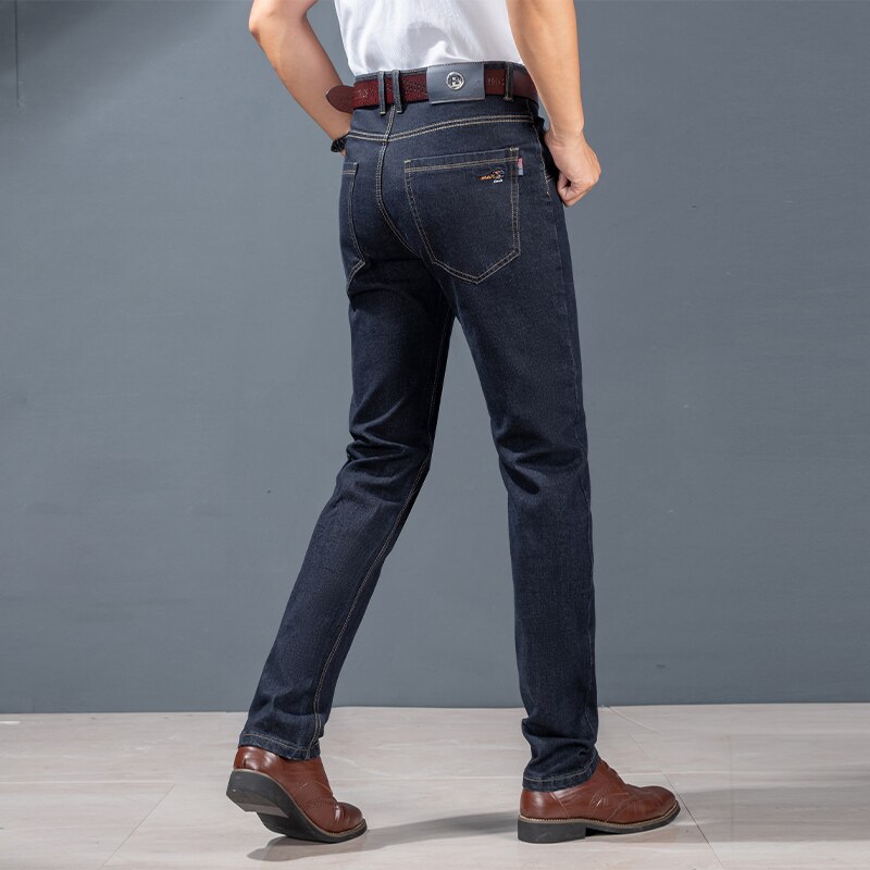 Men's Slim Fit Jeans - Fashion Business Classic Style Stretch Jeans (TG2)
