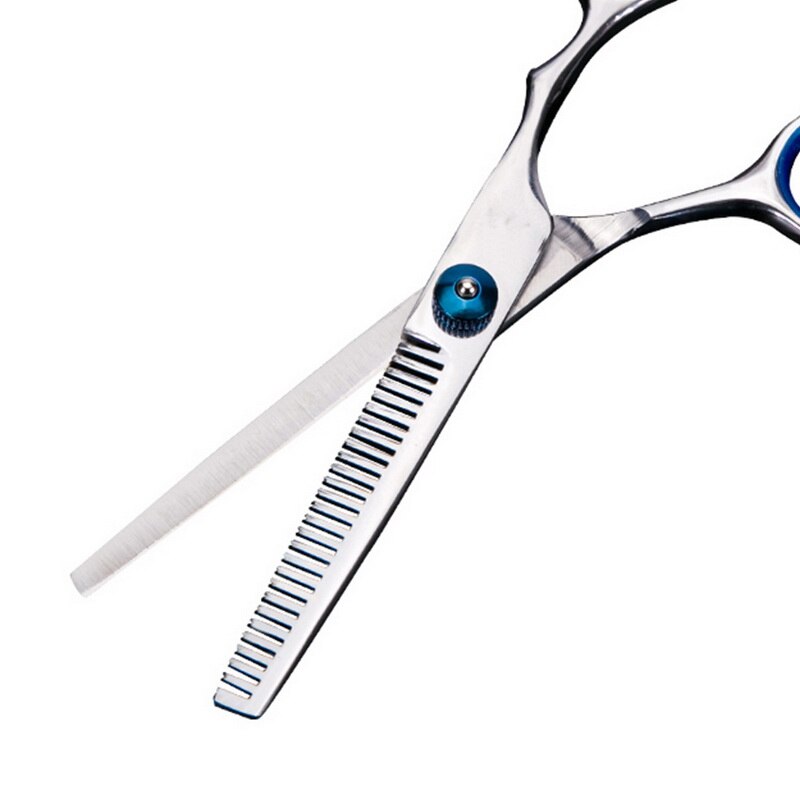 7PCs/Set Salon Hair Cutting Thinning Scissor Barber Shears Set With Case For Hair Salon/Barber/Hairdresser And Home