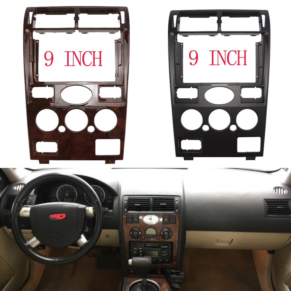 BYNCG 9 inch Fasxia Car Audio Frame Car Radio Fascia,gps navigation fascia panel is suitable 2000-2003 FORD MONDEO SEDAN