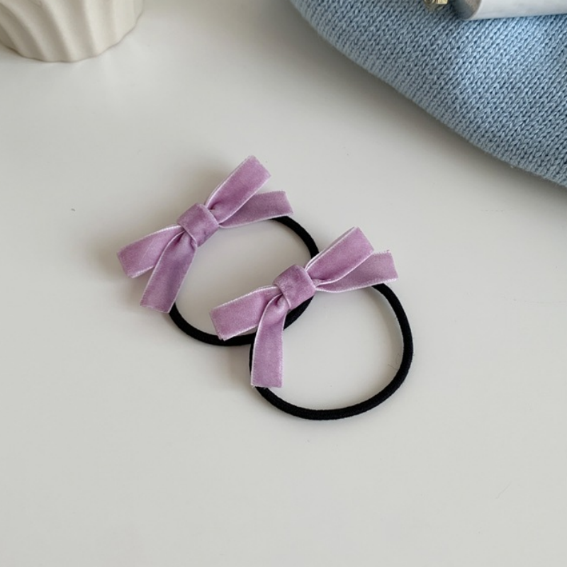 Paquete de 2 pinzas para el pelo con lazo de terciopelo negro para niña, diademas para niña, pasadores, bandas elásticas para el cabello para mujer: Azul cielo