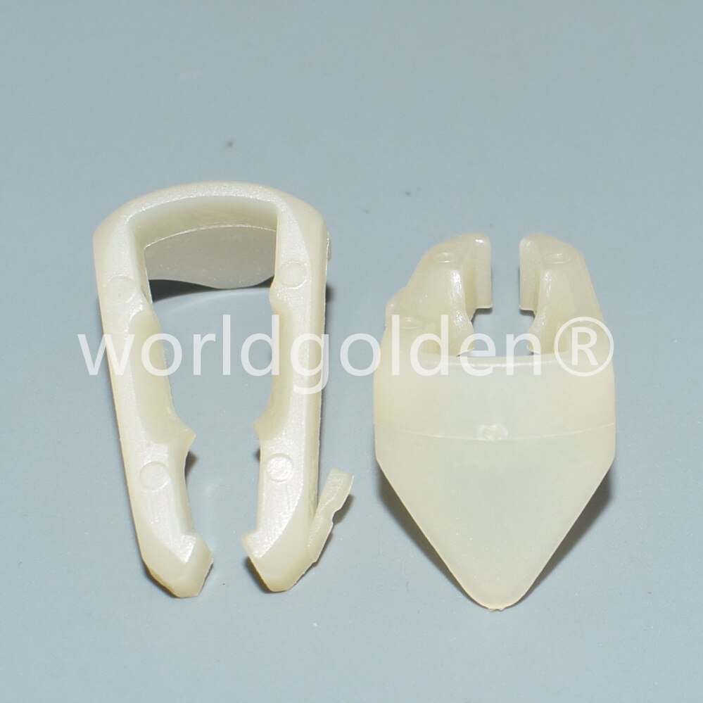 worldgolden 100pcs plastic clip For 8mm Fuel Line Retainer Clip With Fuel Injection for Ford N802239-S, N806191-S1901