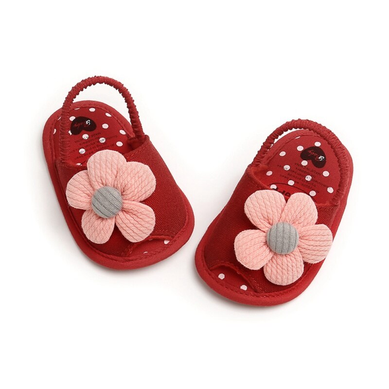 Zomer Baby Jongens Meisjes Sandalen Leuke Bloem Ademend Anti-Slip Schoen Peuter Zachte Zolen Babyschoenen Casual Schoenen 12: R / 13-18 months