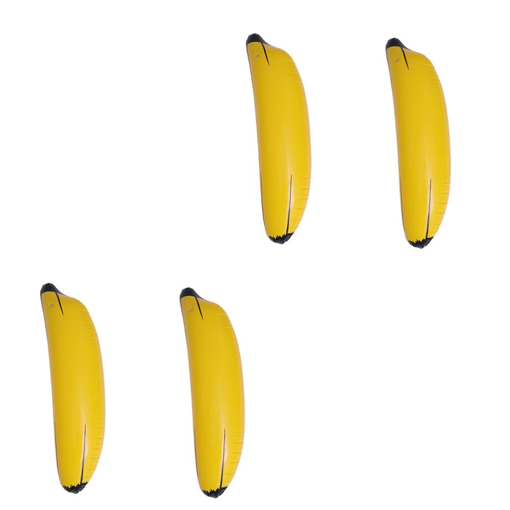 4 stk oppustelig banansimulering frugt model bar natklub indretning prop