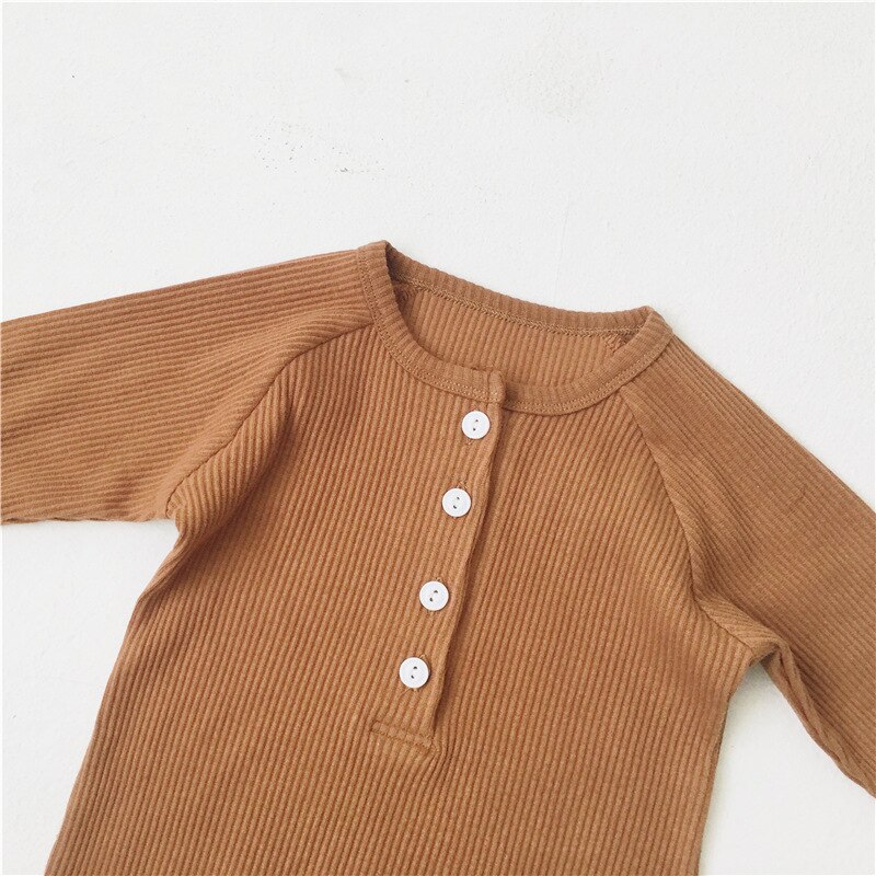 Kinder herbst baumwolle lange ärmel kleidung mit hüte baby winter kleidung baby-body baby mädchen kleidung: brown / 90CM