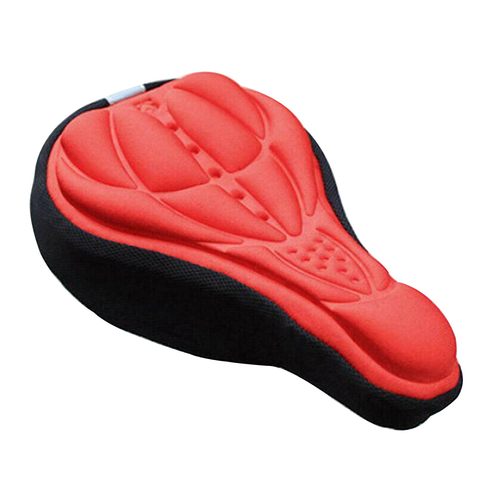 Mountainbike 3d zadel zadelhoes fiets ademend zacht comfort gevoerd fietszadelkussen: Rood
