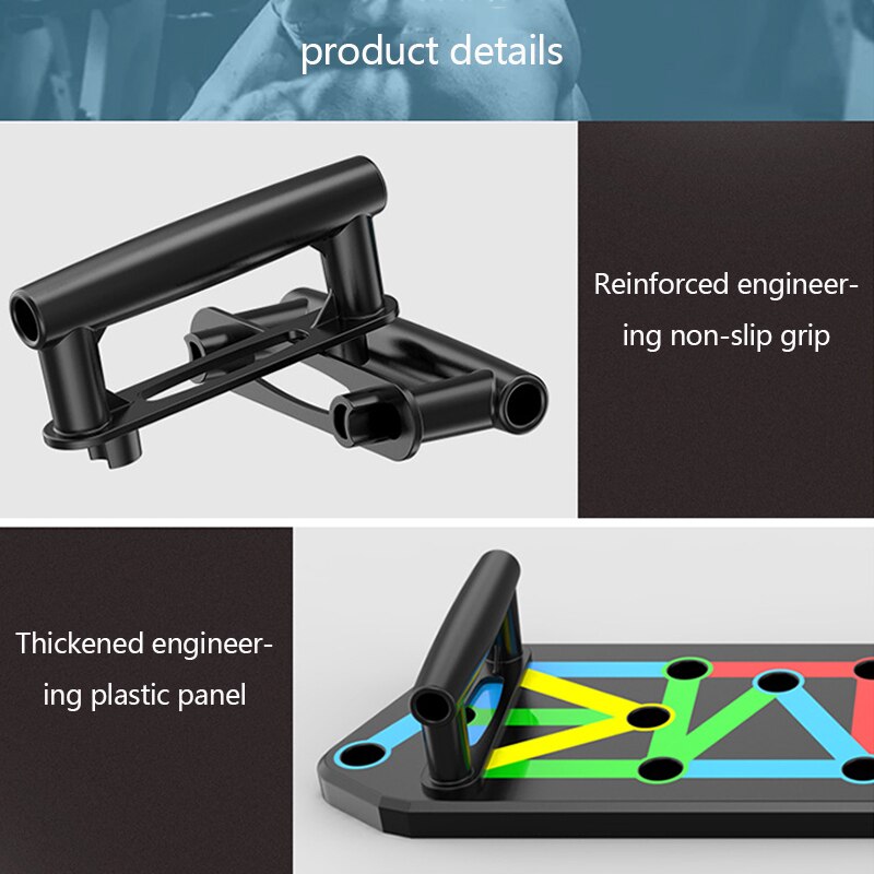 Push-up Bracket Fitness Equipment Home Chest Muscle Training Exercise Portable Folding Push-up Board