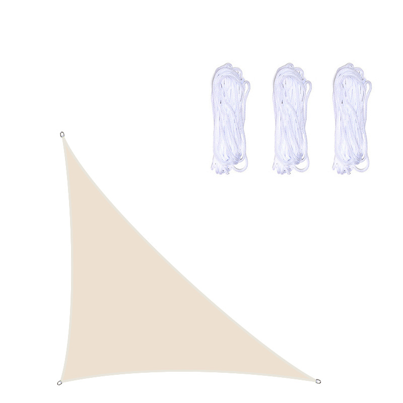 Oxford tyg skugga segel uv-strålesäker vattentät nyans rätvinklig triangel trädgård pool utomhus innergård terrass camping skugga