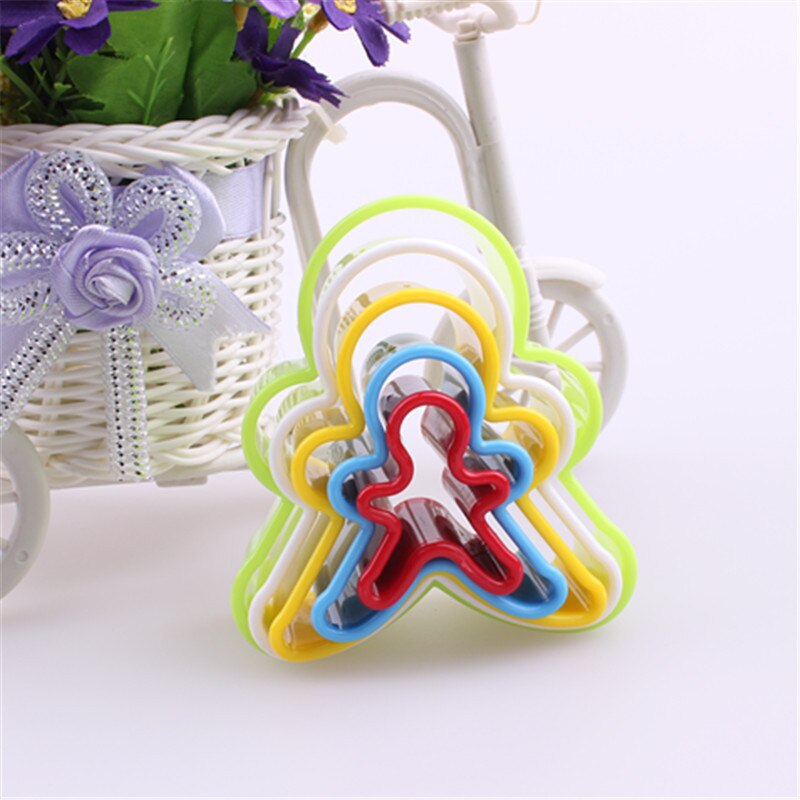 Molde de galletas con figuras geométricas, utensilio de cocina para hornear pasteles y sartenes, DIY, 5 uds.