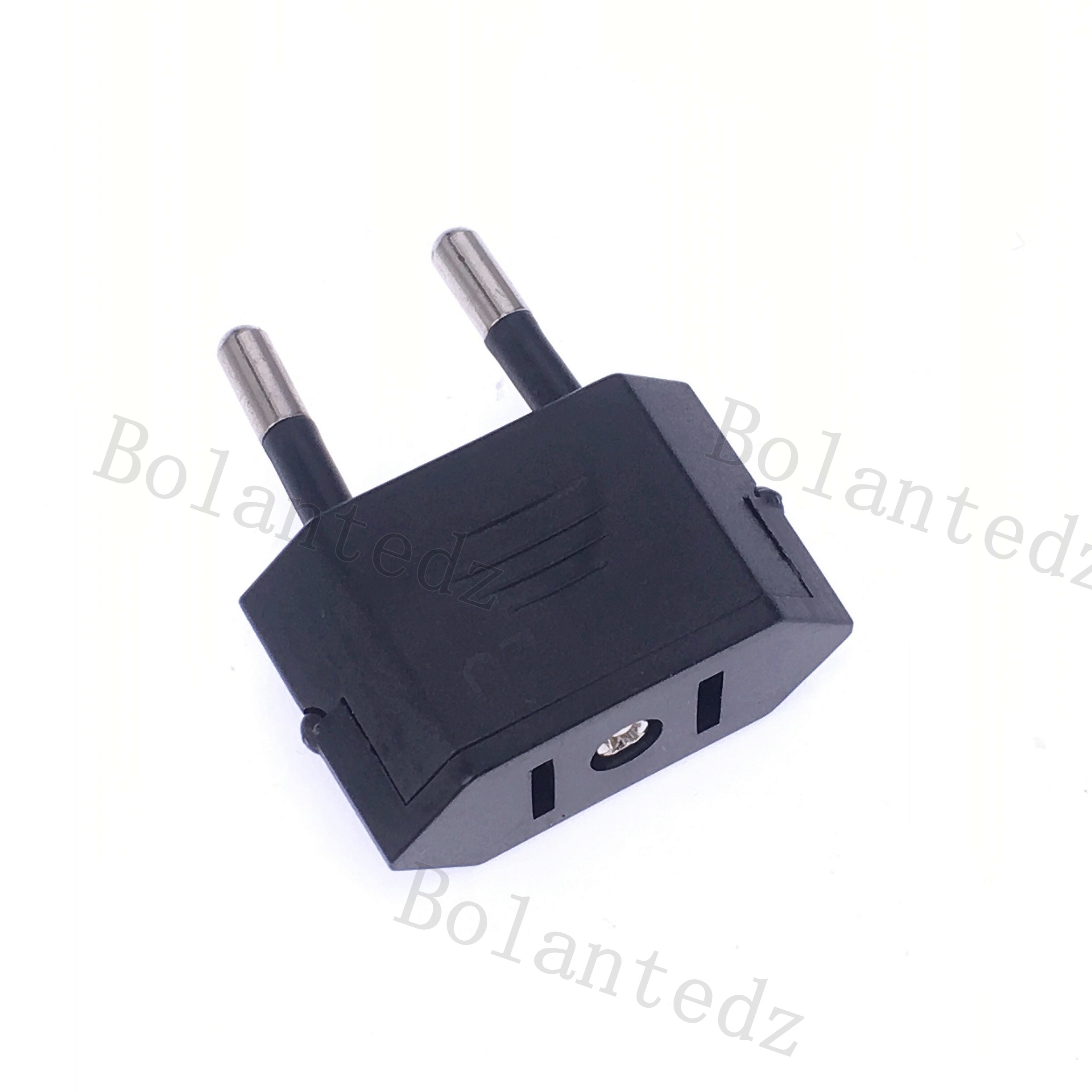 EU 2 Pin to UK 3Pin Converter Wall Connector China To EU Euro Europe Travel Power Adapter Electrical Socket Combination: black