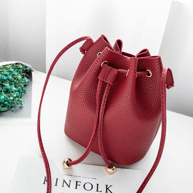 Store kvinder håndtaske læder kvinder skuldertasker kvinder messenger tasker damer afslappet tote tasker cross body taske kvinde: Aubergine
