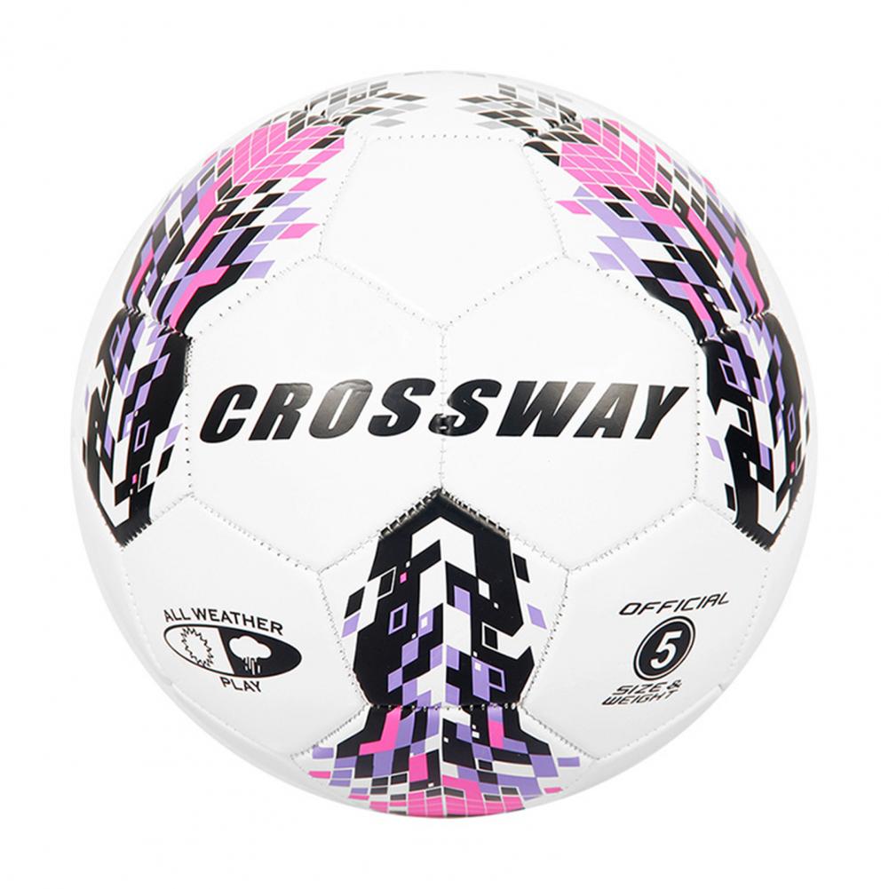 Kreuzung FußBall Hohe Elastizität Tragen-Beständig PVC Standard Größe 5 FußBall Regelmäßige Wettbewerb FußBall Ball für FußBall Spiel