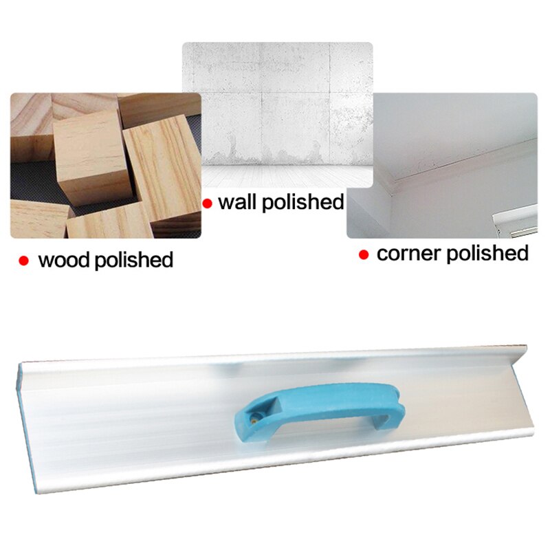 Outil de ponçage d'angle intérieur à 90 degrés pour ponceuse de porte-papier de ponçage de finition de cloison sèche papier de verre auto-adhésif