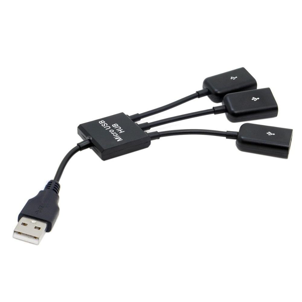 USB 2.0 to 3 Ports Hub Cable Bus power For Laptop Notebook PC