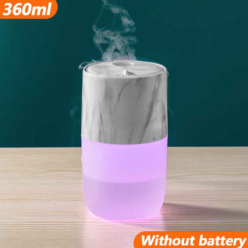 2022 Humidifier Jellyfish Aromatherapy Humidifiers Diffusers 360ML USB Diffuser with Colorful Night Light Humidificador: 02