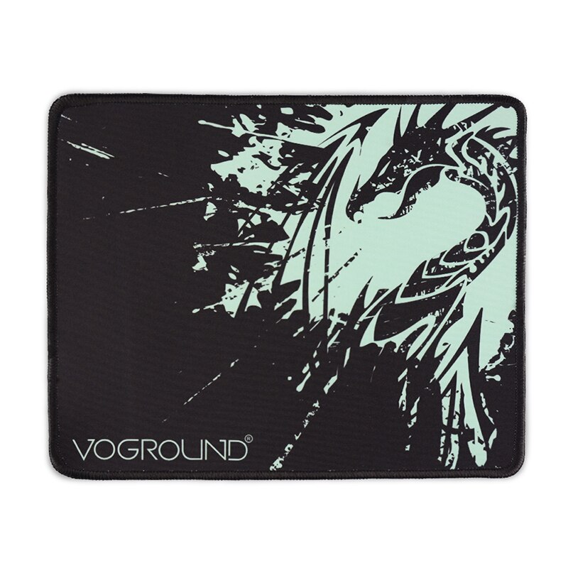 Multi-size Blue Dragon Mouse Pad No-slip Natural Rubber Keyboard Cover Computer Gaming Mouse Mat Locking Edge Desk Mat: Green / 300x250mm