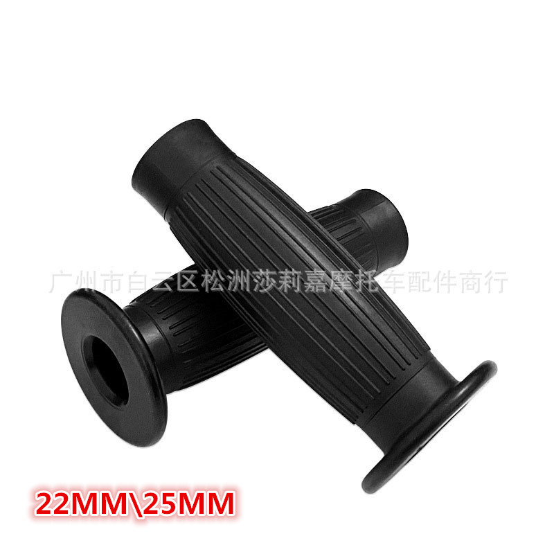 Cafe Racer-empuñaduras antideslizantes para manillar de motocicleta, accesorio Retro Vintage de 22/24MM, 25/28MM, para Honda, Suzuki y Yamaha: Gris oscuro