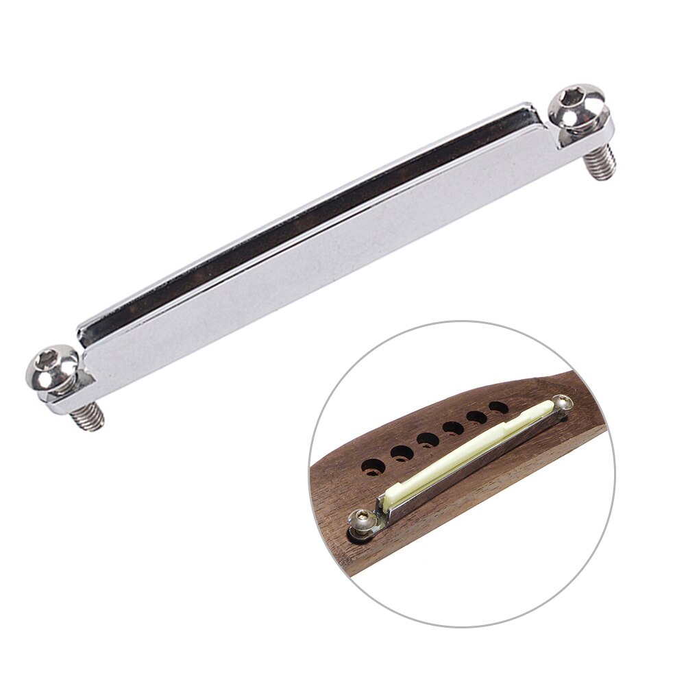 Acoustic Guitar Adjustable Slotted Nut Bridge Saddle Stringed Instruments Equipped with The Smallest Hexagonal Screwdriver