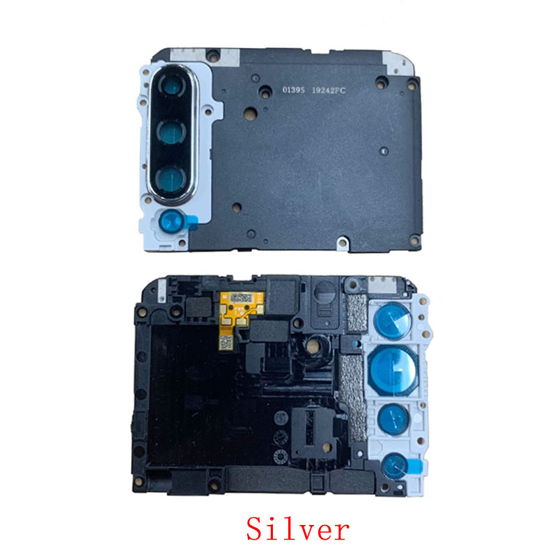 Achter Back Camera Lens Glas Met Metalen Frame Houder Voor Xiaomi Mi A3 Vervanging Reparatie Onderdelen