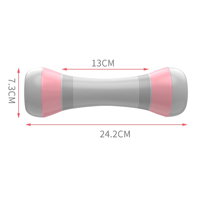 Adjustable heavy rubber dumbbells yoga small dumbbells home exercise arm dumbbells ladies fitness equipment