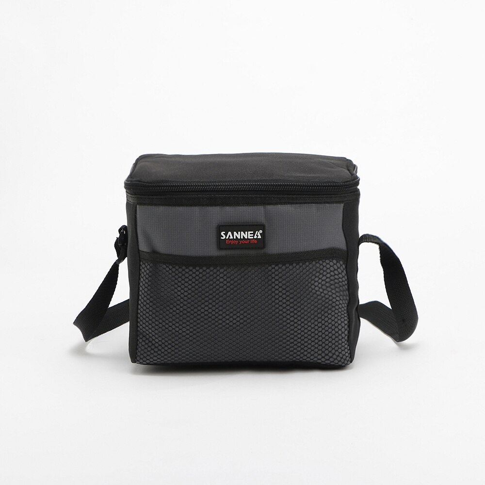 SANNE 4L Children&#39;s Insulated Lunch Bag Waterproof Food Cooler Bag Thermal Portable Coke/Beer Bag Mummy Bag Refrigerator Bag: Gray