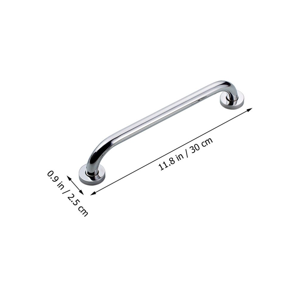 1pc Old People Toilet Bathroom Bathtub Handrail Safety Grab Bar Stainless Steel Handle Armrest Safety Hand Rail Support Assist B