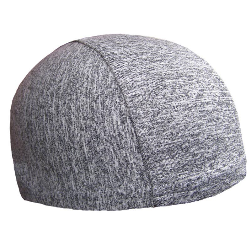 Presto asciutto Ciclismo cap anti-sudore MTB bicicletta Moto Sotto Cappello Casco Della Bicicletta Equitazione Protezione Solare Traspirante Calotta BC0166: grigio
