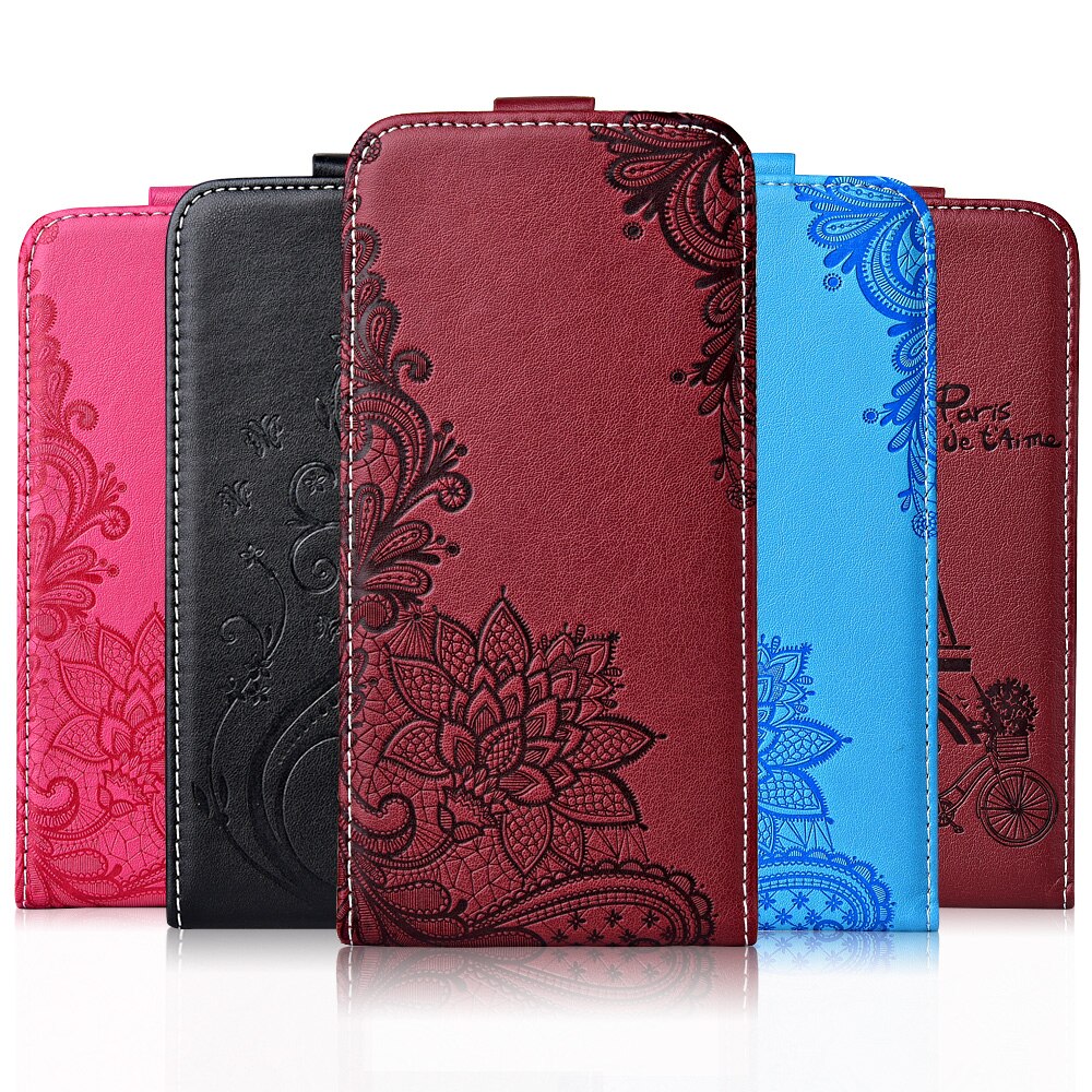 Caso de couro Da Aleta Do Vintage Para O Samsung Galaxy J1 (2016) Tampa saco do telefone Bonito Liso Fundas J120