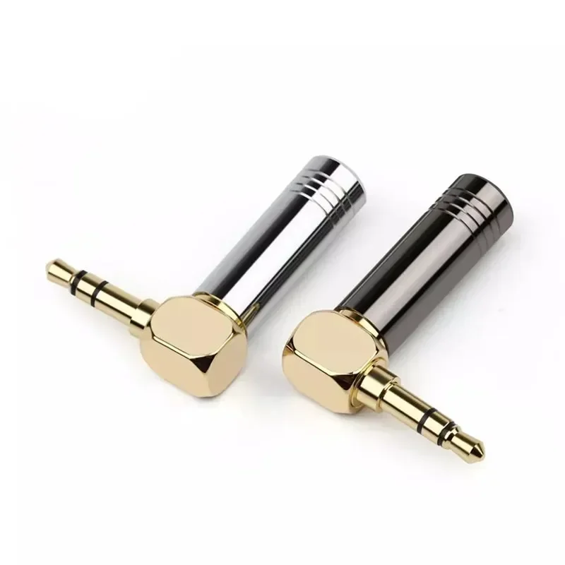 Audio Jacks 3.5mm Jack 3 5 Headphone Plug 90 Degree 3 Pin 3.5 Connector Consumer Electronics Right Angle Speaker Terminal