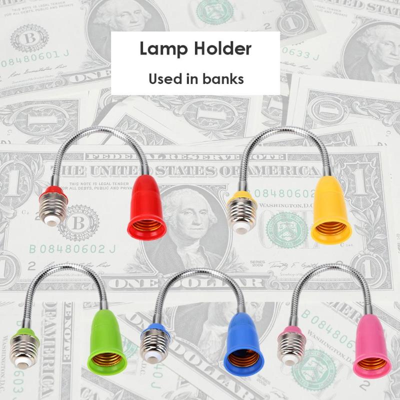 Flexible E27 Light Lamp Bulb Adapter Extend Extension Converter Wall Base Holder Universal Extension Lamp Adapter Socket