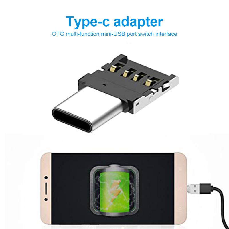 Usb Interface Type-C Adapter Micro-Transfer Interface Type-C Adapter Otg Converter Positieve Negatieve Pluggable voor Samsung