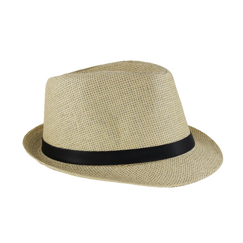 Miaoxi voksne mænd solhat sommer unisex solid afslappet hat sommer stråhætte ferie kvinder hatte motorhjelm sn -007