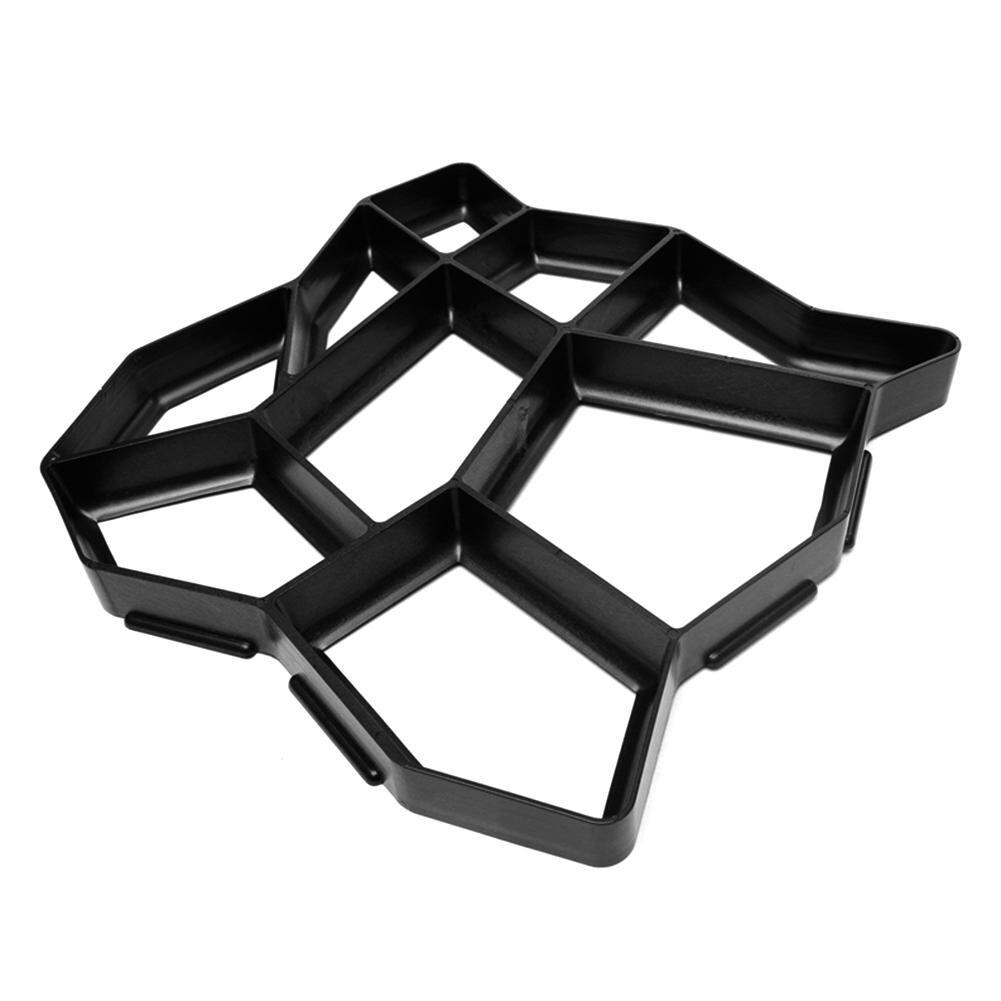 Garden Pavement Mold Garden Walk Pavement Concrete Mould DIY Manually Paving Cement Brick Stone Road Concrete Molds Path Mate
