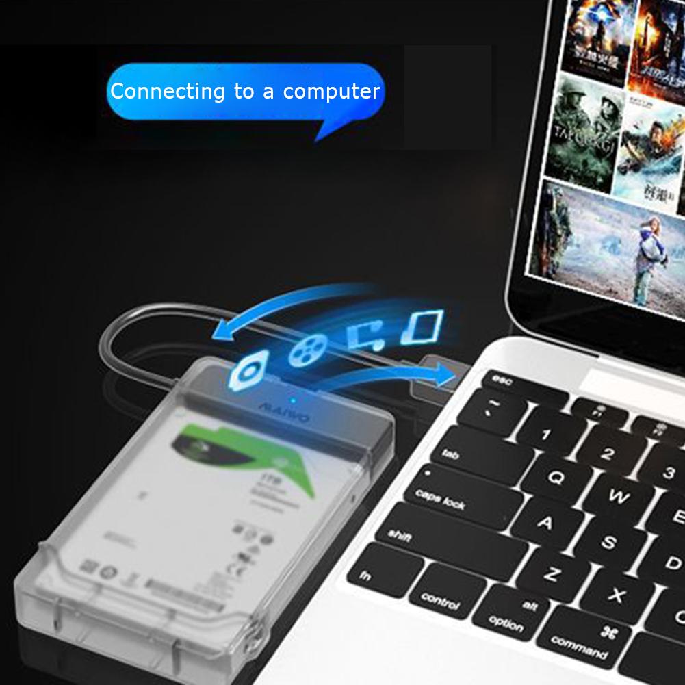 MAIWO K104 2.5 inch USB 3.0 SATA HDD Box 3TB Hard Disk Drive Enclosure Case Mobile Enclosure Case Box for Windows Mac OS Linux
