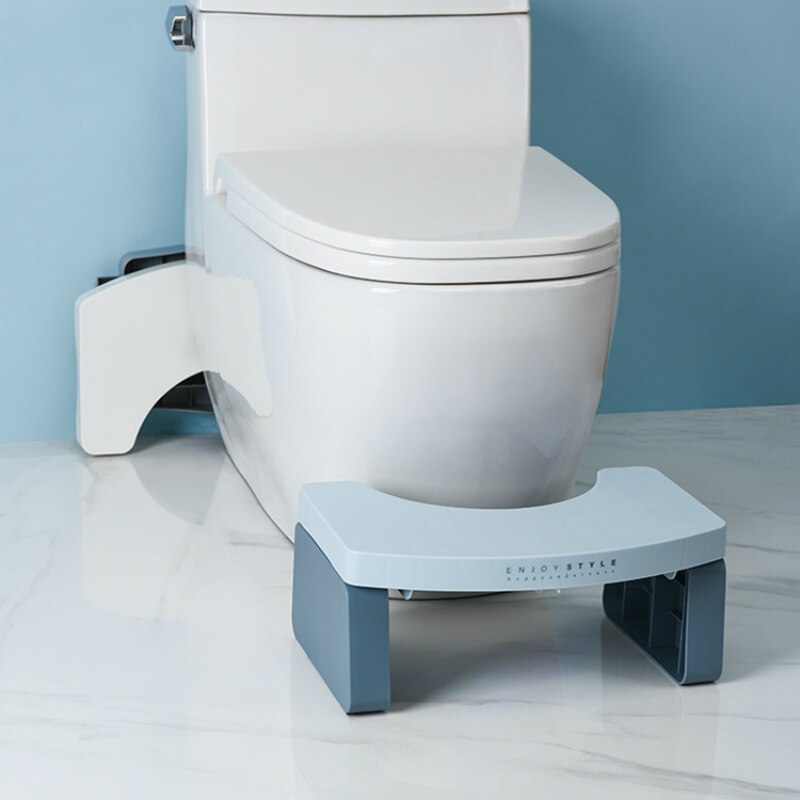 Plegable baño taburete para ponerse en cuclillas antideslizante aseo escabel Anti estreñimiento taburetes portátil paso para baño . Exclusivo.