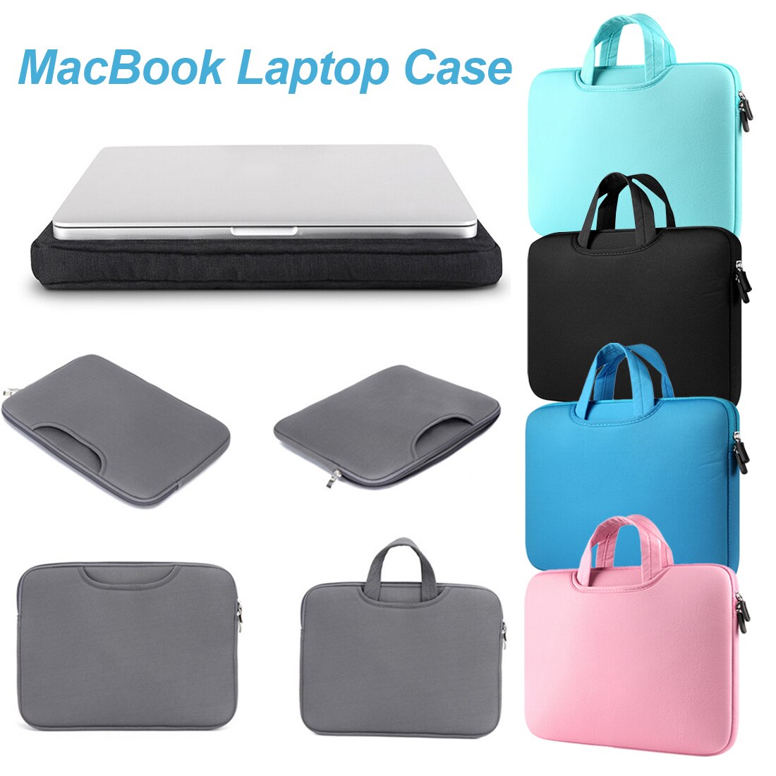 11.6 ''13.3'' 15.4 ''15.6'' torba na laptopa dla Macbook Air Pro Retina torba na laptopa Notebook pokrywy skrzynka dla XiaoMi Huawei DELL