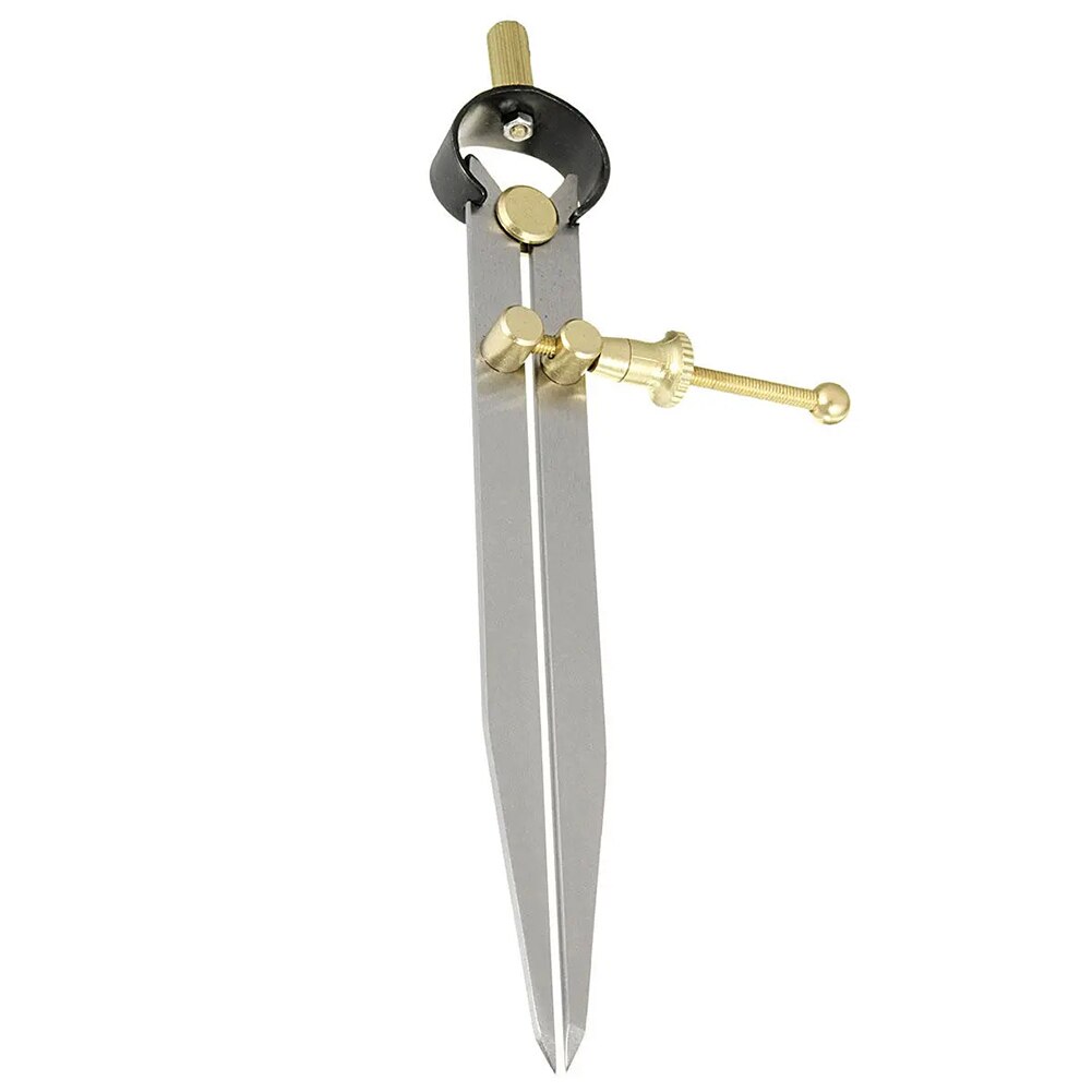 Vingavdelare läder hantverk roterande skrapa möbler läderhantverk gör-det-själv kompasser träarbetare cirkel ritning kantverktyg: 01